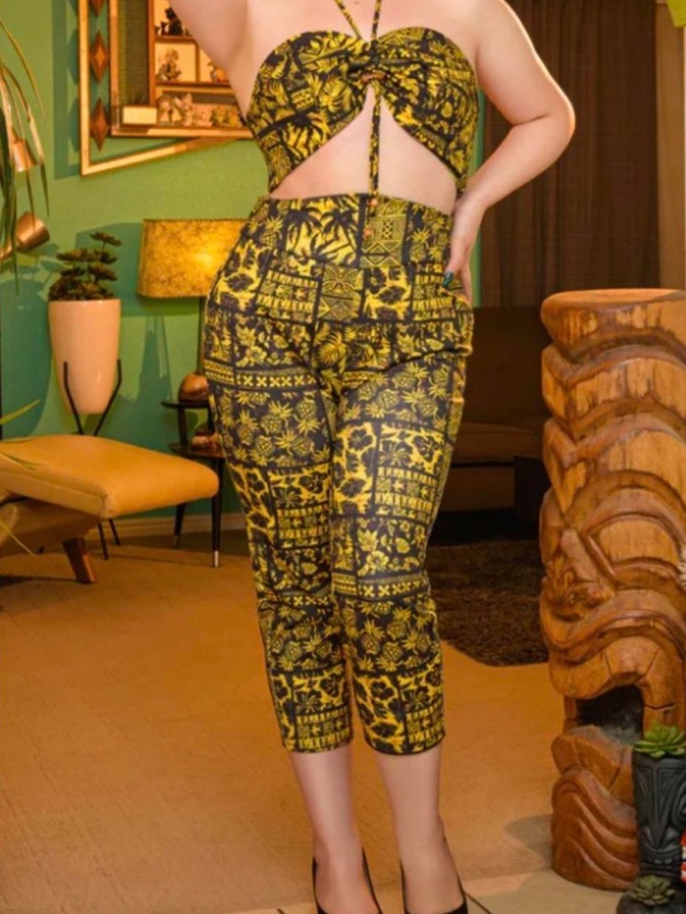 Rockin’ Bettie Mai Tai Capris